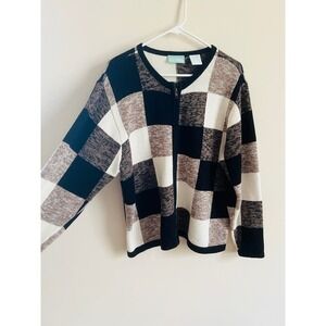 220 Hickory Plaid Sweater